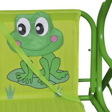 Kids Swing Seat Green - Safe & Fun Garden Play | HipoMarket