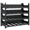 Stylish Wine Rack for 24 Bottles - Stackable & Durable