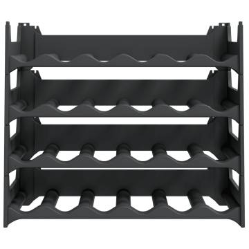 Stylish Wine Rack for 24 Bottles - Stackable & Durable