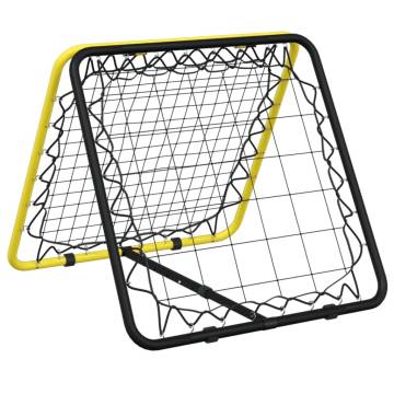 Football Rebounder Double Side Adjustable - Yellow & Black