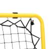 Football Rebounder Double Side Adjustable - Yellow & Black