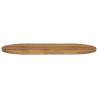 Oval Solid Wood Mango Table Top - 100x40x2.5 cm