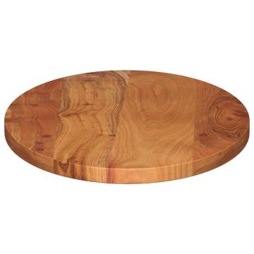 Oval Solid Wood Acacia Table Top 80x40 cm - HipoMarket