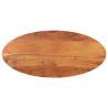 Table Top 110x40x2.5 cm Oval Solid Wood Acacia Colour acacia wood(natural) Size 110 x 40 cm Quantity in Package 1 Thickness 25 mm 