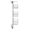 3-Tier Pull-out Kitchen Wire Basket - Silver | HipoMarket