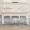 Panama White Dining Bench - Solid Pine Wood 105x30x45 cm