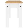 Panama White Dining Bench - Solid Pine Wood 105x30x45 cm