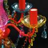 Crystal Light 5 Bulbs Multicolour Chandelier | Hipomarket UK