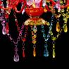 Crystal Light 5 Bulbs Multicolour Chandelier | Hipomarket UK