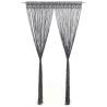 Macrame Curtain Anthracite 140x240 cm Cotton Colour anthracite Quantity in Package 1 