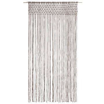 Macrame Curtain Taupe 140x240 cm - Stylish Home Decor