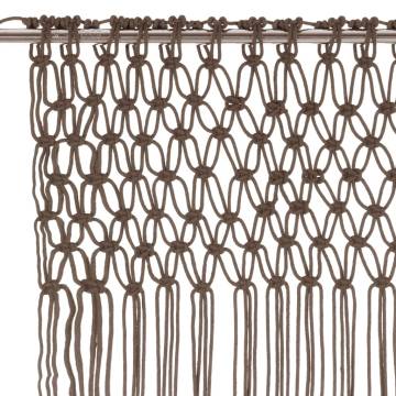 Macrame Curtain Taupe 140x240 cm - Stylish Home Decor