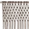 Macrame Curtain Taupe 140x240 cm - Stylish Home Decor