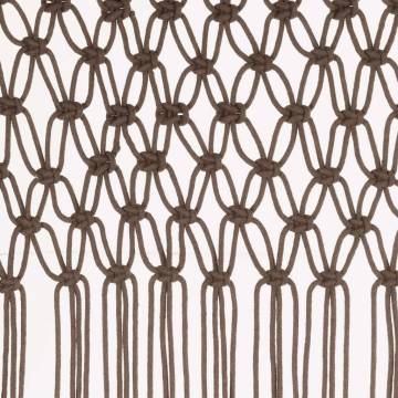 Macrame Curtain Taupe 140x240 cm - Stylish Home Decor