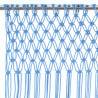 Macrame Curtain Blue 140x240 cm | Stylish Cotton Decor