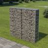 Gabion Wall with Covers Galvanised Steel 100x20x100 cm Size 100 x 20 x 100 cm Quantity in Package 1 