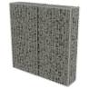 Gabion Wall with Covers - Galvanised Steel 100x20x100 cm