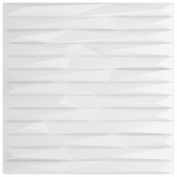 Wall Panels 12 pcs White 50x50 cm XPS - Stylish Home Décor