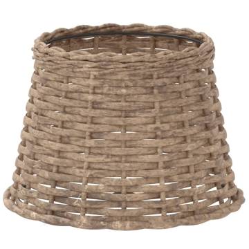 Stylish Brown Wicker Lamp Shade Ø25x17 cm | Hipomarket