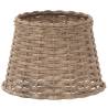 Stylish Brown Wicker Lamp Shade Ø25x17 cm | Hipomarket