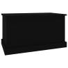 Storage Box Black 70x40x38 cm | Durable Engineered Wood