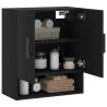 Stylish Black Wall Cabinet - 60x31x70 cm | Hipo Market