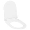 Soft-close Toilet Seat with Quick-release Design White Colour white Size 46 x 36.5 cm(110 - 170 mm) Quantity in Package 1 