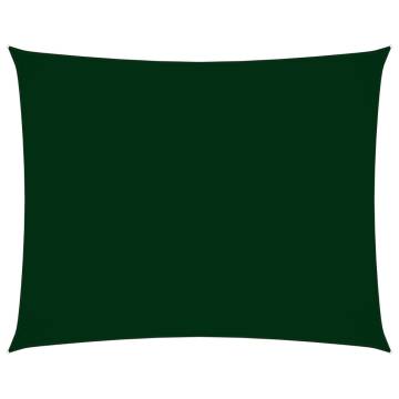 Sunshade Sail Oxford Fabric Rectangular 2x3.5m Dark Green