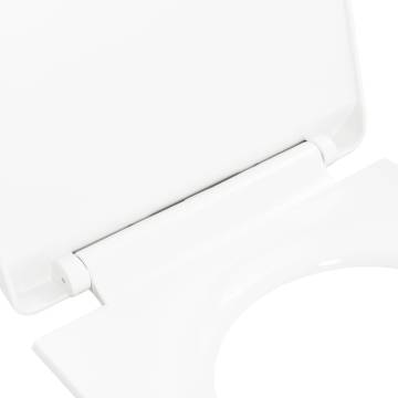 Soft-Close Toilet Seat with Quick Release - White