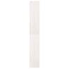 Elegant White Book Cabinet & Room Divider - 40x30x199 cm