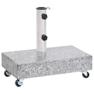 Light Grey Granite Umbrella Base - 45x25x8.3 cm | HipoMarket