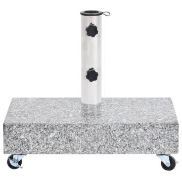 Light Grey Granite Umbrella Base - 45x25x8.3 cm | HipoMarket