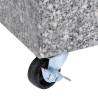 Light Grey Granite Umbrella Base - 45x25x8.3 cm | HipoMarket