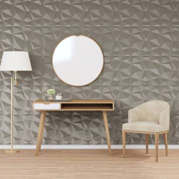 Wall Panels 48 pcs Concrete Grey 50x50 cm XPS Diamond | Hipomarket