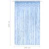 Macrame Curtain Blue 140x240 cm Cotton | Hipo Market