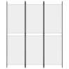 3-Panel Room Divider White 150x180 cm - Versatile & Durable