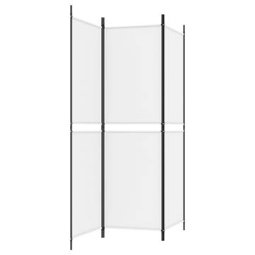 3-Panel Room Divider White 150x180 cm - Versatile & Durable