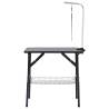 Adjustable Dog Grooming Table with Loop & Basket | HipoMarket