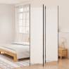 3-Panel Room Divider White 150x220 cm Fabric Colour white Size 150 x 220 cm Number of 1 Number_of_Panels 3 