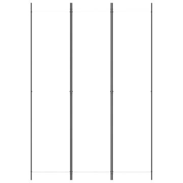 3-Panel Room Divider White 150x220 cm | Modern Home Decor