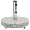 Parasol Base Granite 30 kg Round Grey | Hipomarket UK