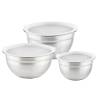 HI Bowl Set Silver - Versatile Stainless Steel Bowls