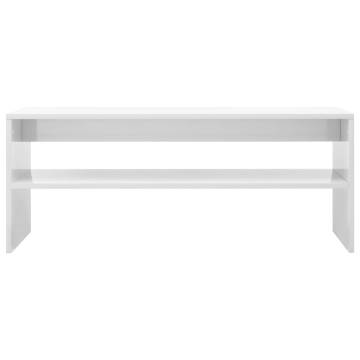 High Gloss White Coffee Table - Stylish & Elegant Design