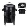 ProGarden BBQ Charcoal Grill with Chimney & 2 Grills - Black