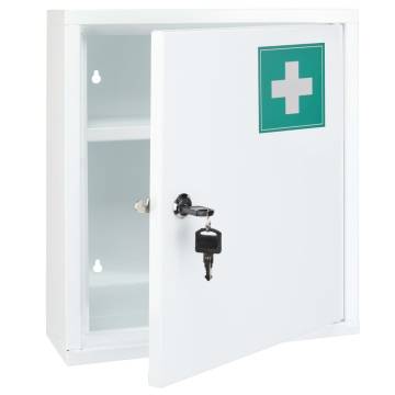 HI Medicine Cabinet 31.5x10x36 cm - Durable Steel Storage