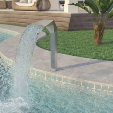 Stainless Steel Pool Fountain - Elegant Water Feature