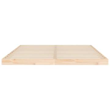 Solid Pine Bed Frame 160x200 cm - Modern & Sturdy Design