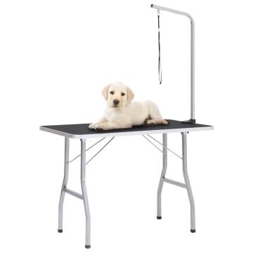 Adjustable Dog Grooming Table with Loop - Sturdy & Foldable