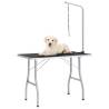 Adjustable Dog Grooming Table with 1 Loop Size 110 x 60 x 76 cm 