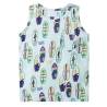 Kids' Soft Blue Melange Tank Top - Size 92 | HipoMarket UK